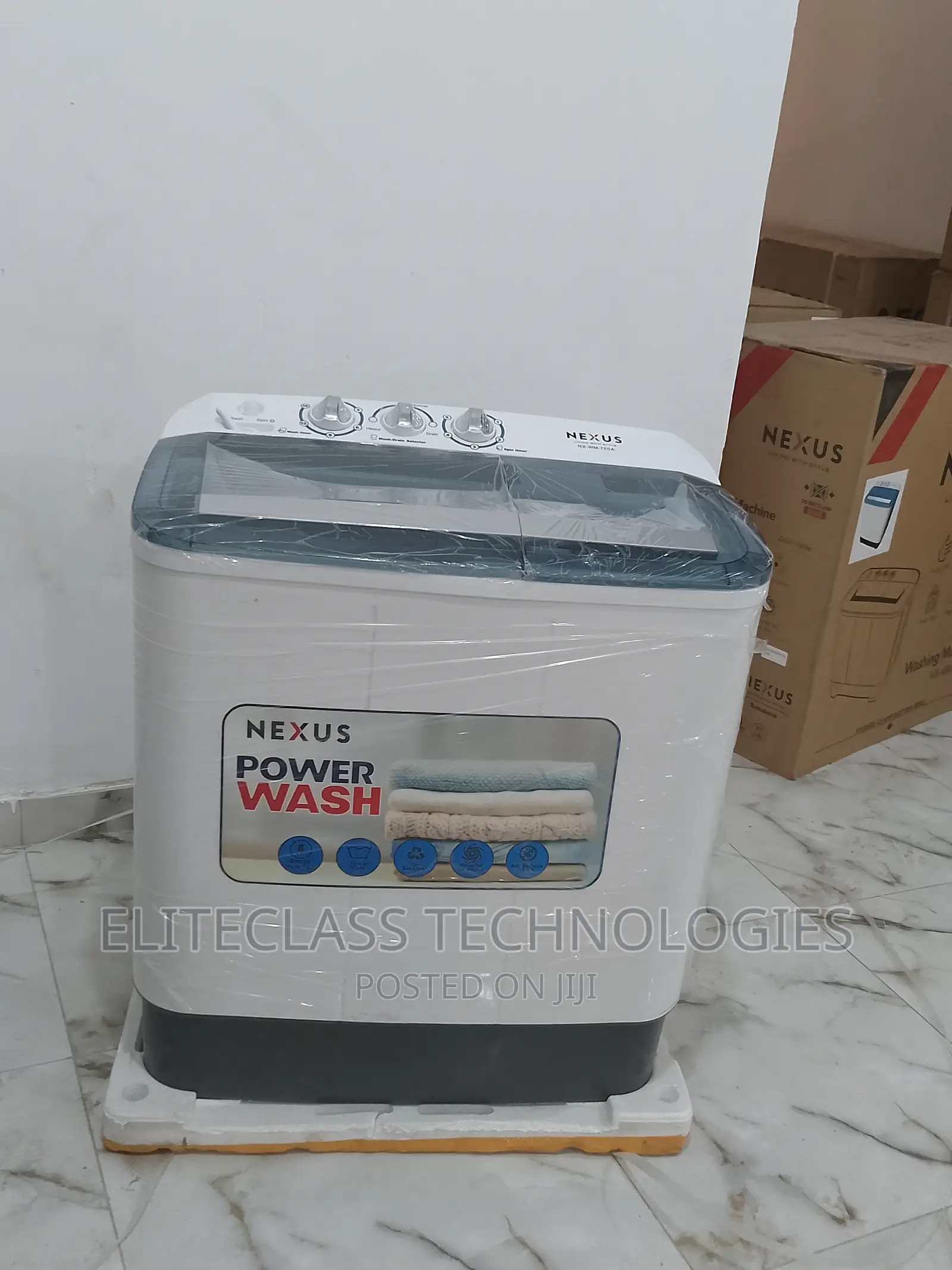 Nexus 7.5KG NM-WM-75SA Twin Tub Washing Machine.