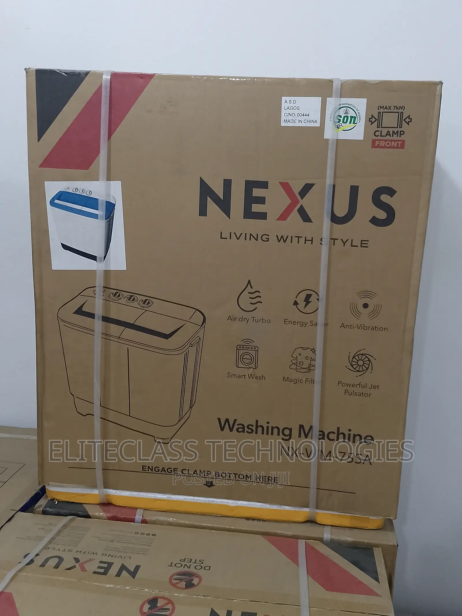 Nexus 7.5KG NM-WM-75SA Twin Tub Washing Machine.