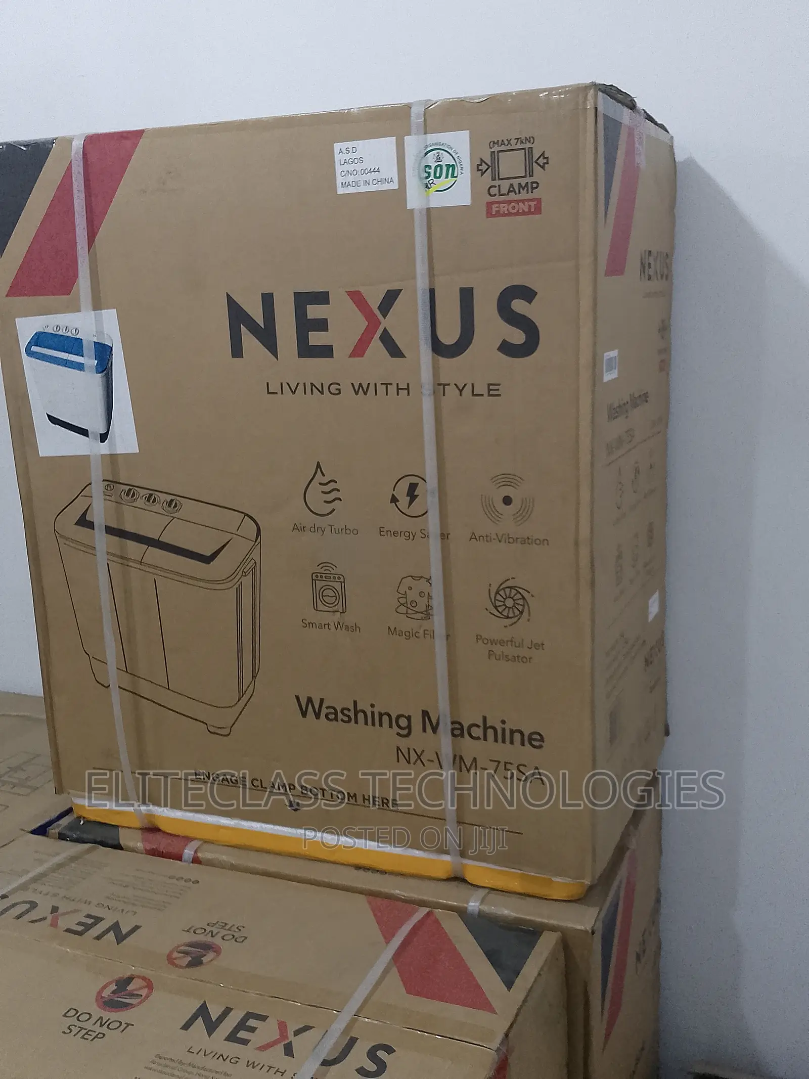 Nexus New Wash NM-WM-75SA 7.5kg Twin Tub Washing Machine.
