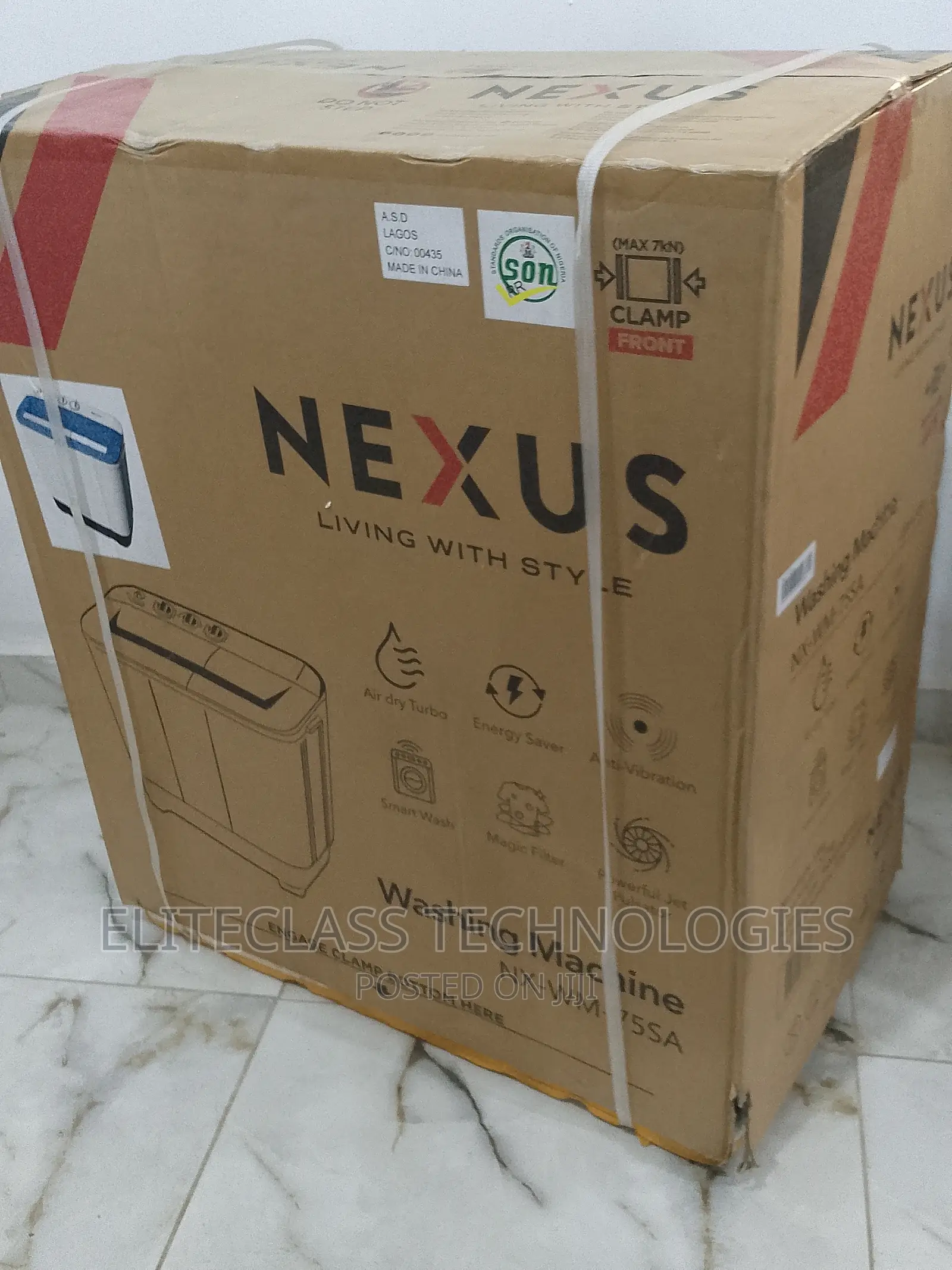 Nexus Wash Spin NM-WM-75SA 7.5kg Twin-Tub Washing Machine.