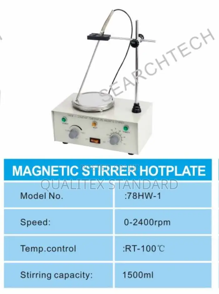 Magnetic Stirrer Hotplate 1500ml