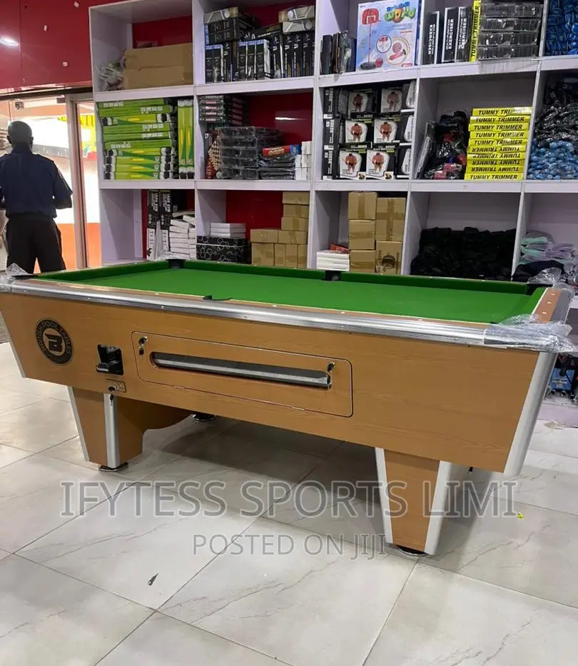 British Coins and Marble Snooker Table