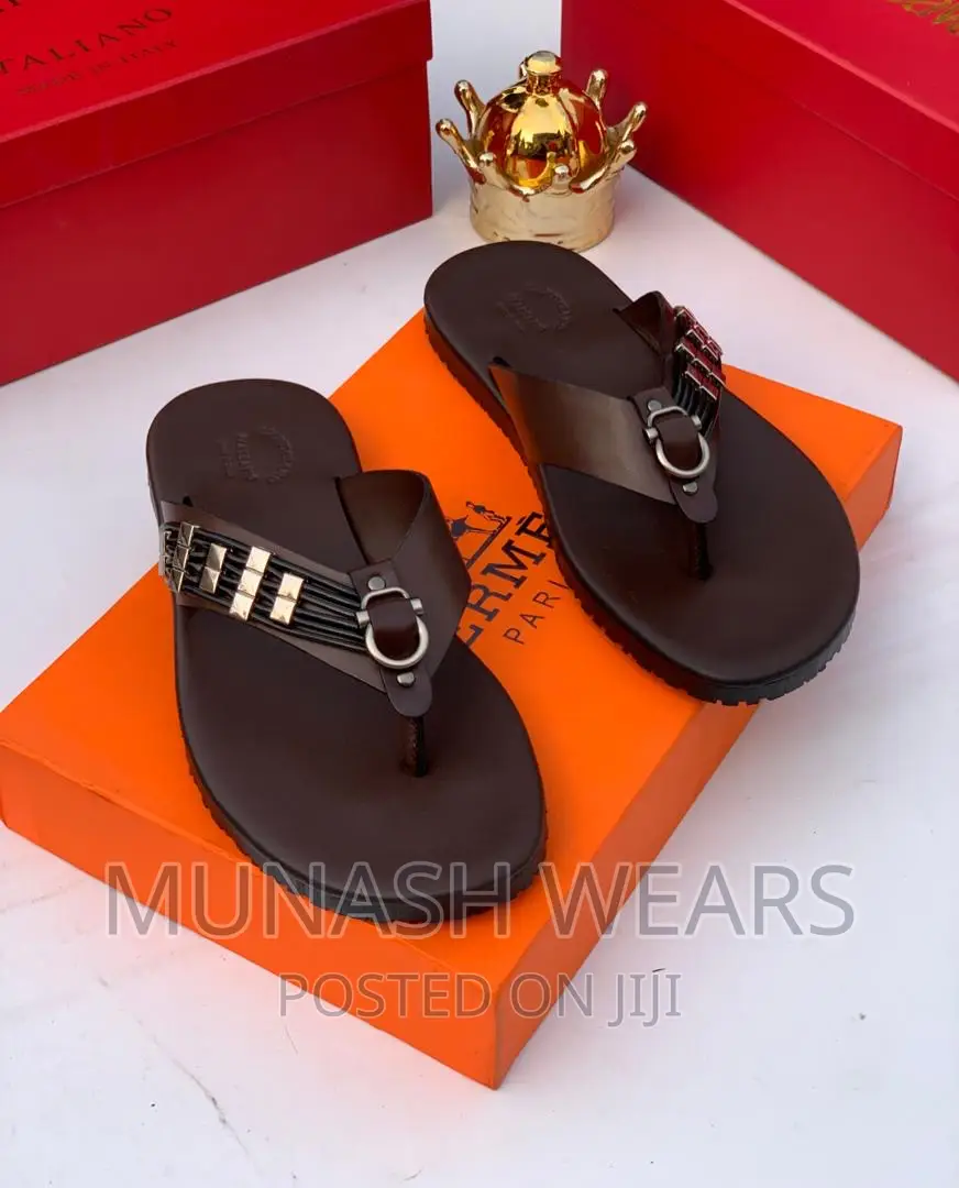Italian Leather Slipers