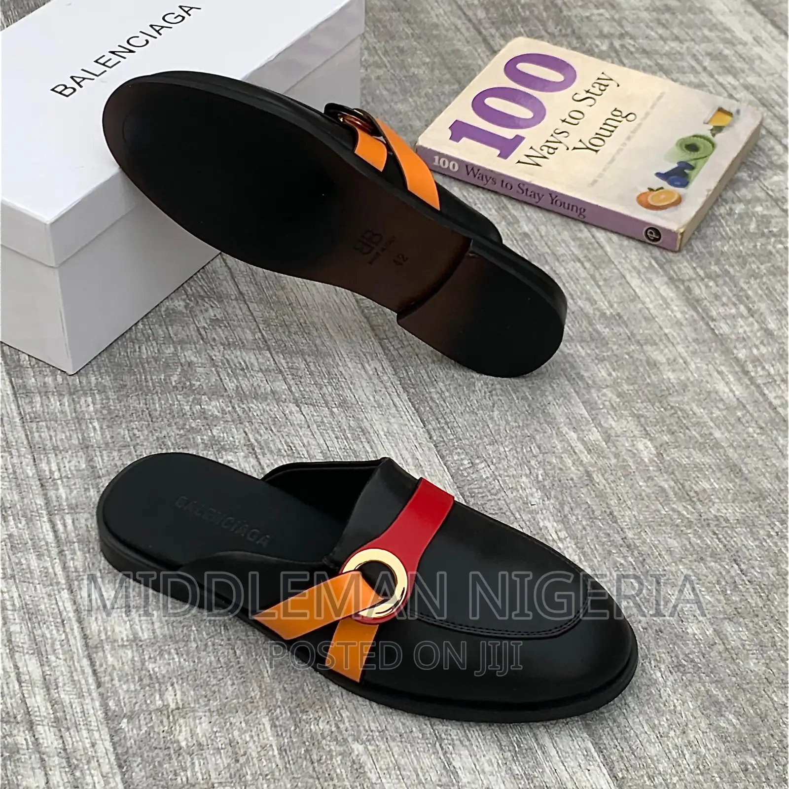 Balenciaga Leather Half Shoe