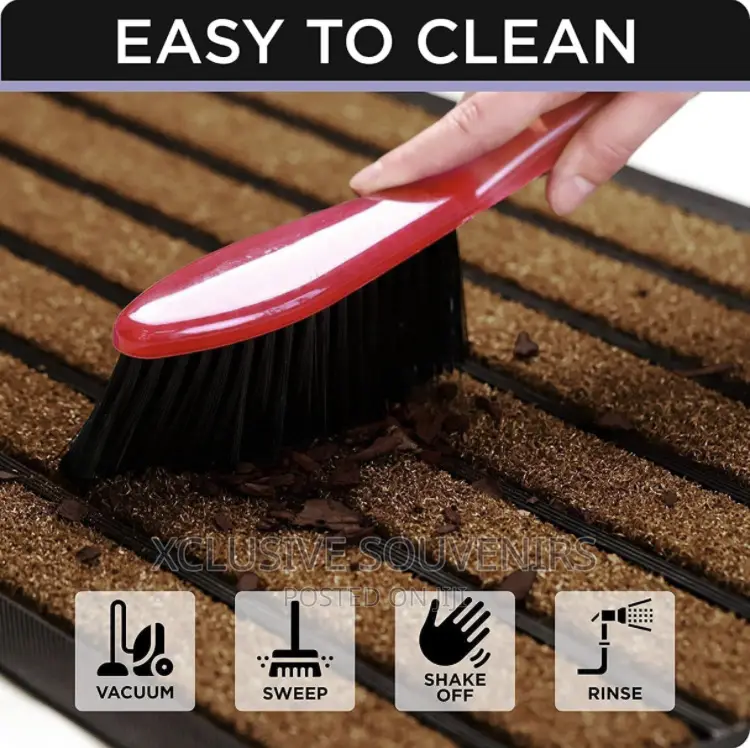 50-80cm Oval Shape Durable Non-Slip Dirt Trapping Doormats