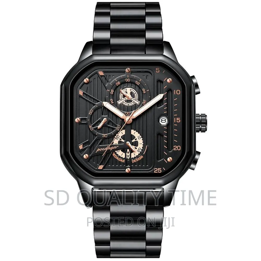 Poedagar Classic Steel Watch