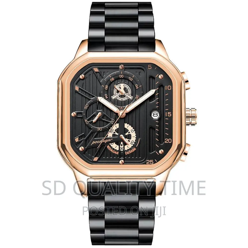 Poedagar Classic Steel Watch