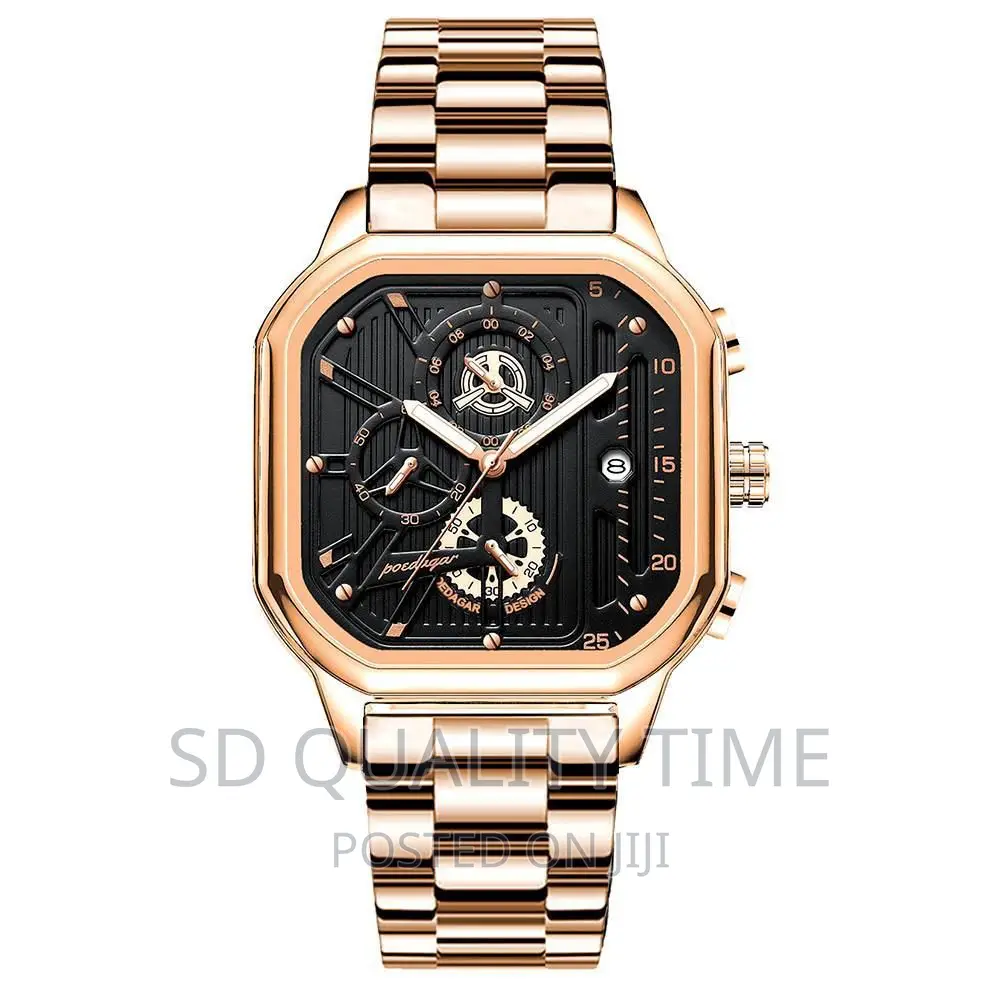 Poedagar Classic Steel Watch