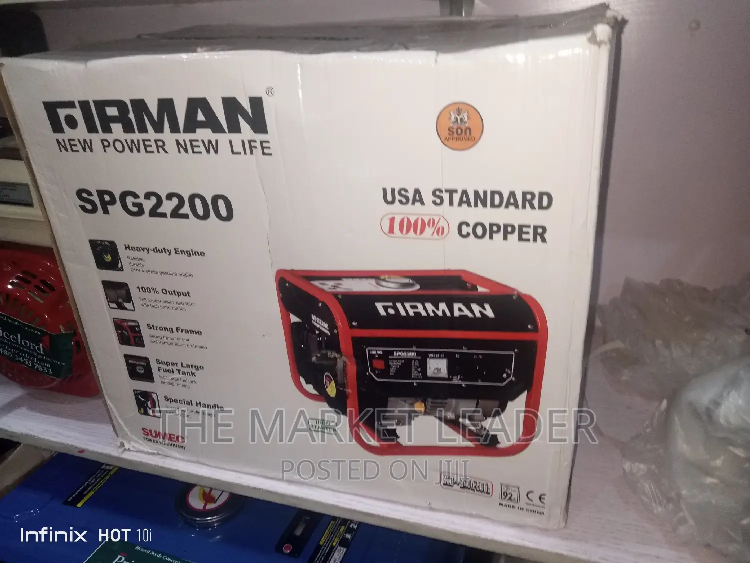 Firman 1.8kva Generator Spg2200