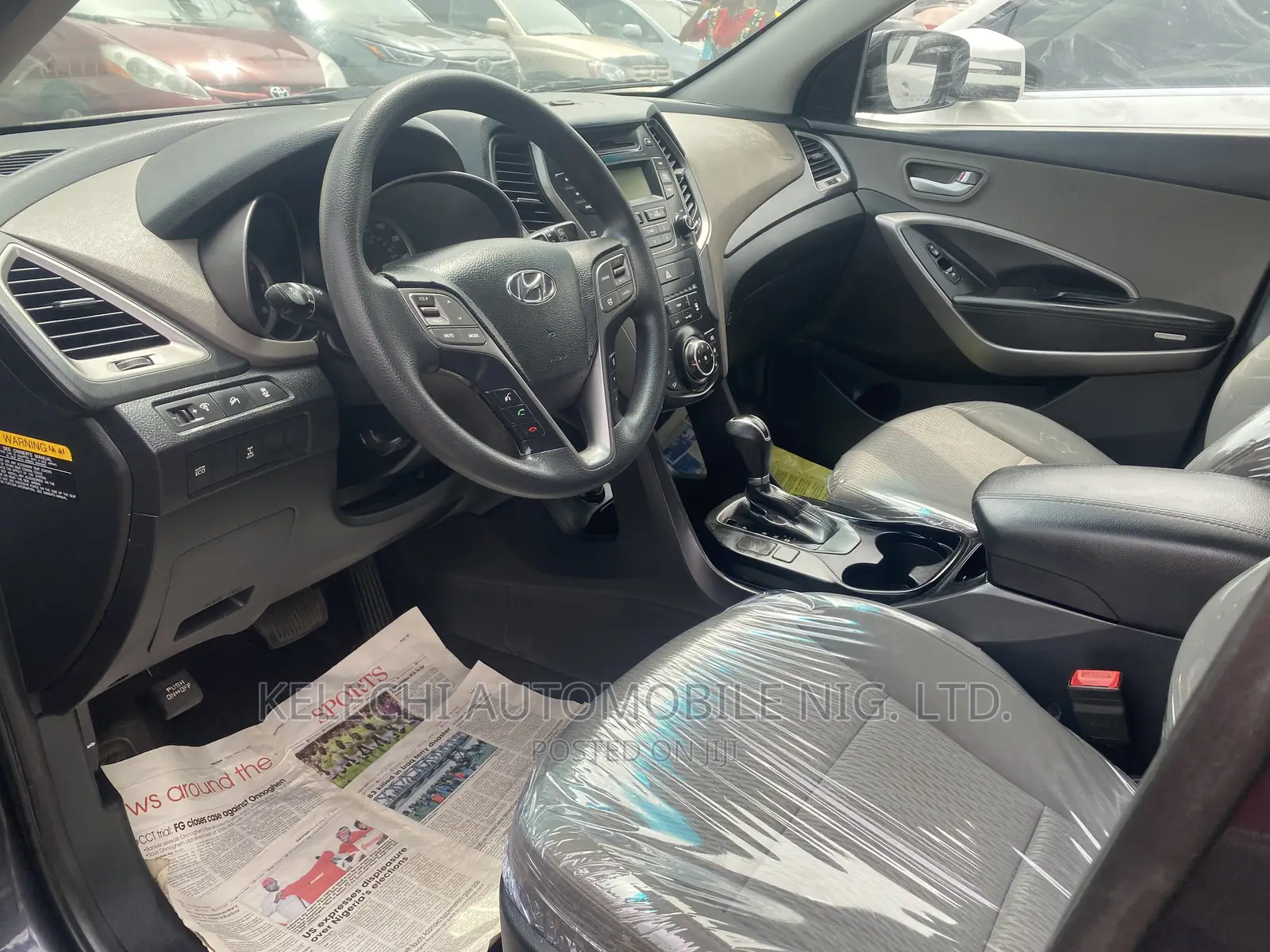Hyundai Santa Fe SE 2012 Blue