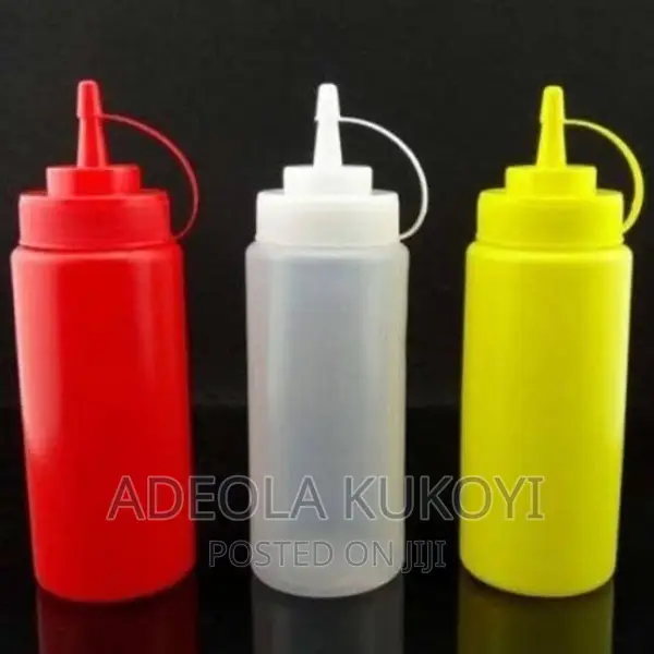 12pcs of 600ml Plastic Squeeze Bottle
