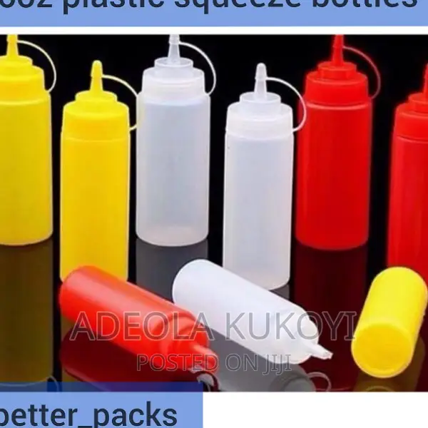 12pcs of 600ml Plastic Squeeze Bottle