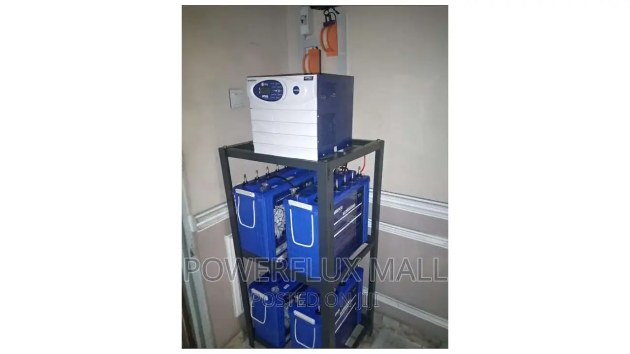 5kva Solar System Installation(With 4 Batteries)