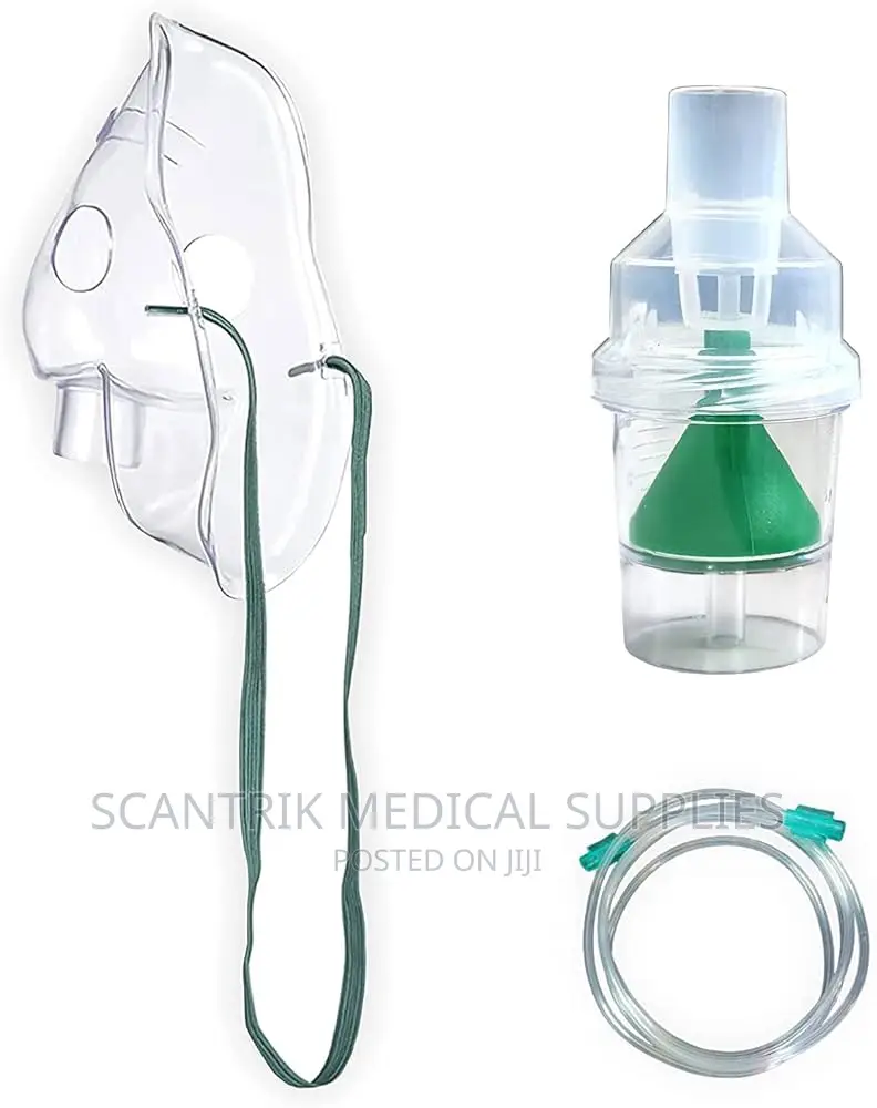 Alpha Nebulizer Mask Kit and Pipe Set With Medicine Cup