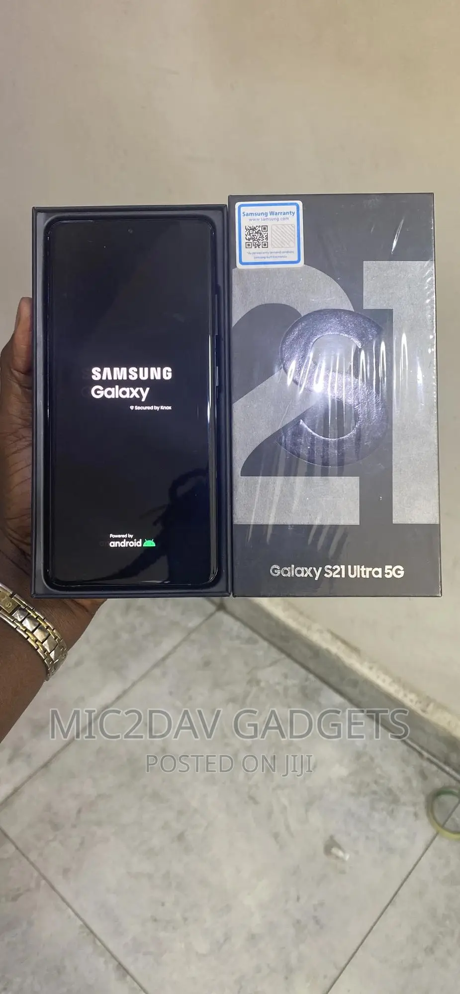 New Samsung Galaxy S21 Ultra 5G 128 GB Black