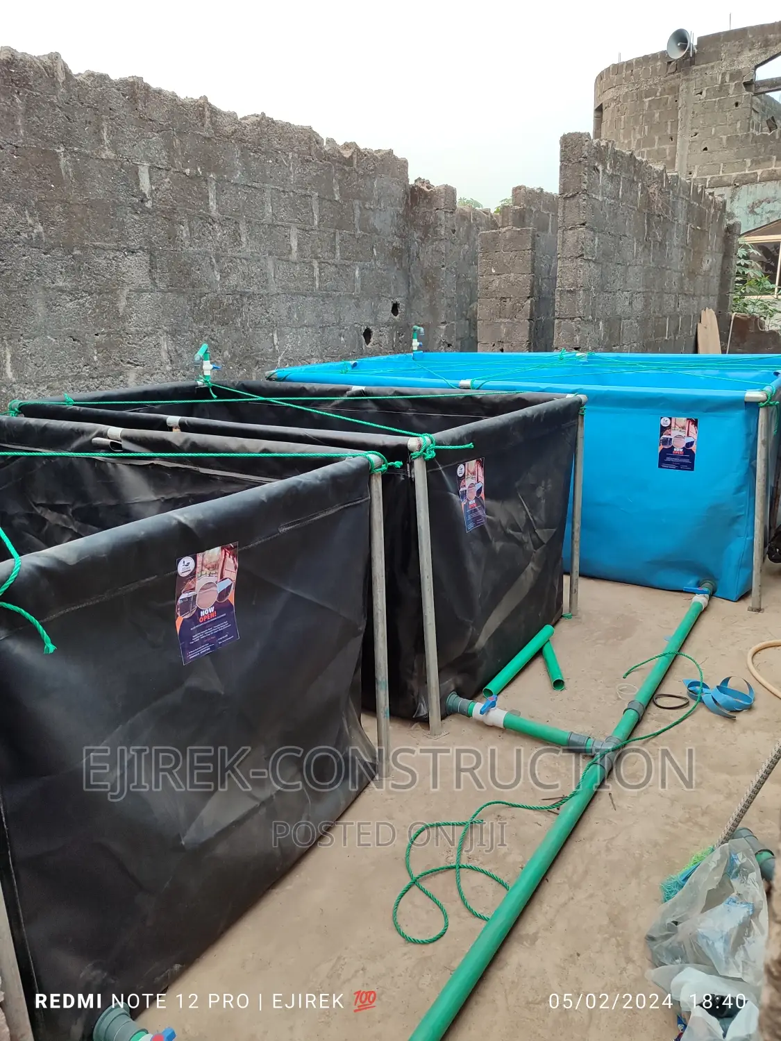 Mobile Tarpaulin Fish Pond ( Collapsible Pond)