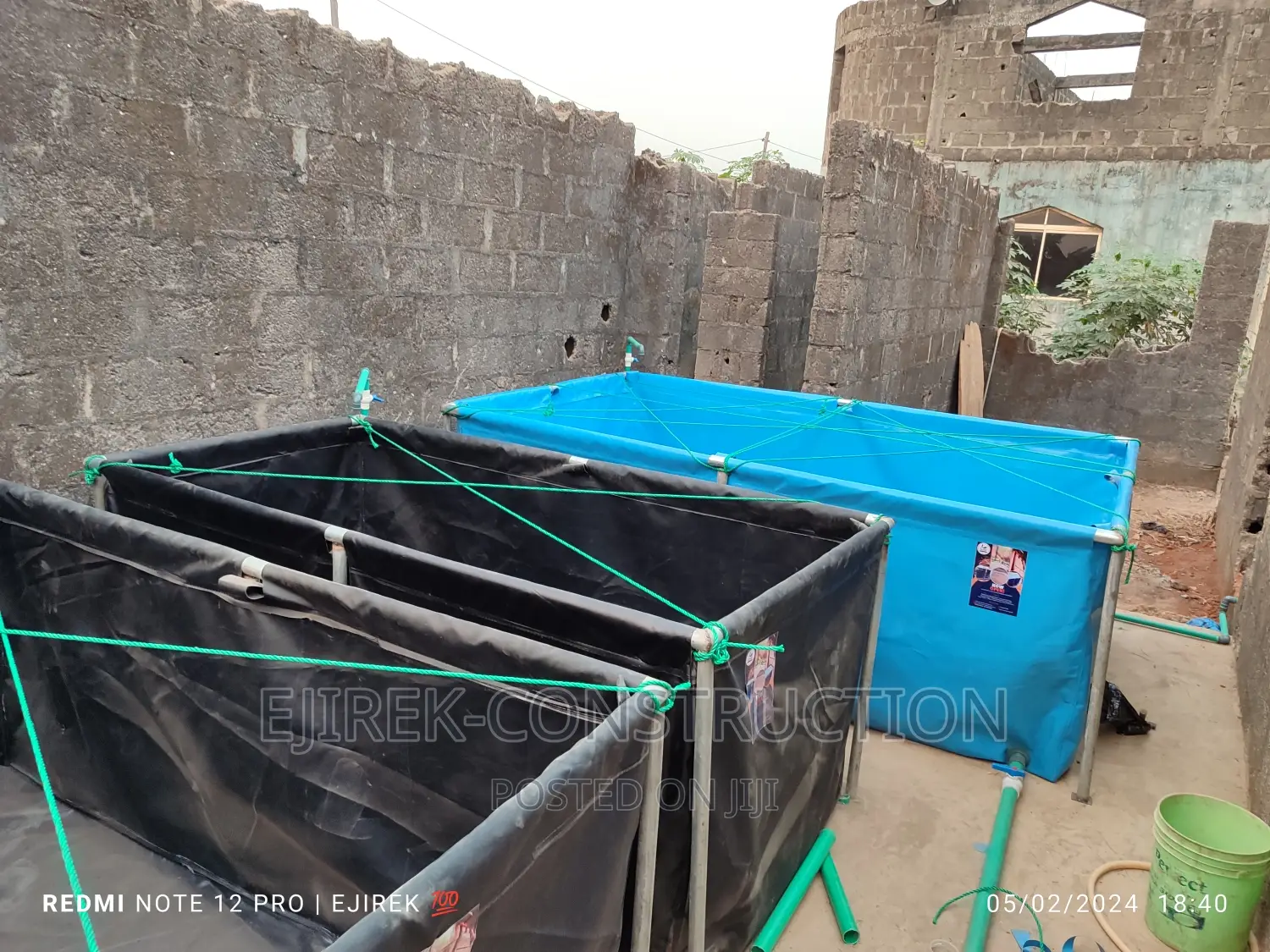 Mobile Tarpaulin Fish Pond ( Collapsible Pond)