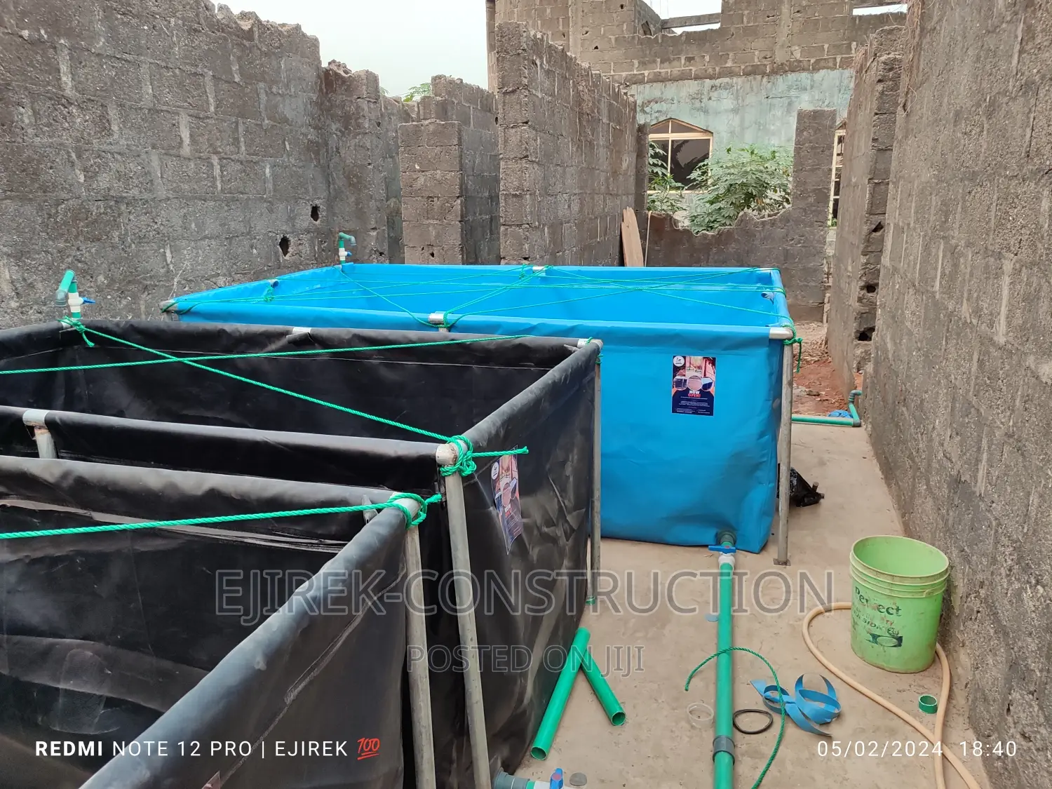 Mobile Tarpaulin Fish Pond ( Collapsible Pond)