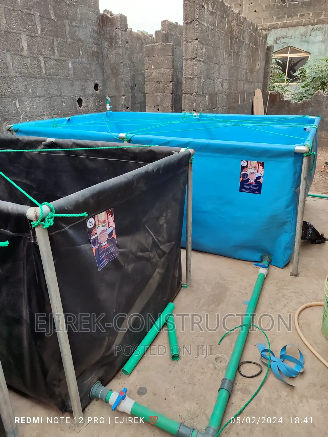 Mobile Tarpaulin Fish Pond ( Collapsible Pond)