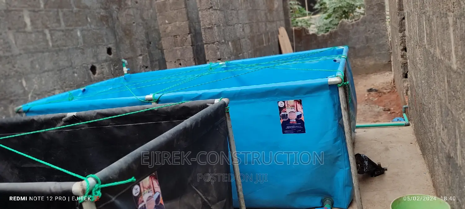 Mobile Tarpaulin Fish Pond ( Collapsible Pond)