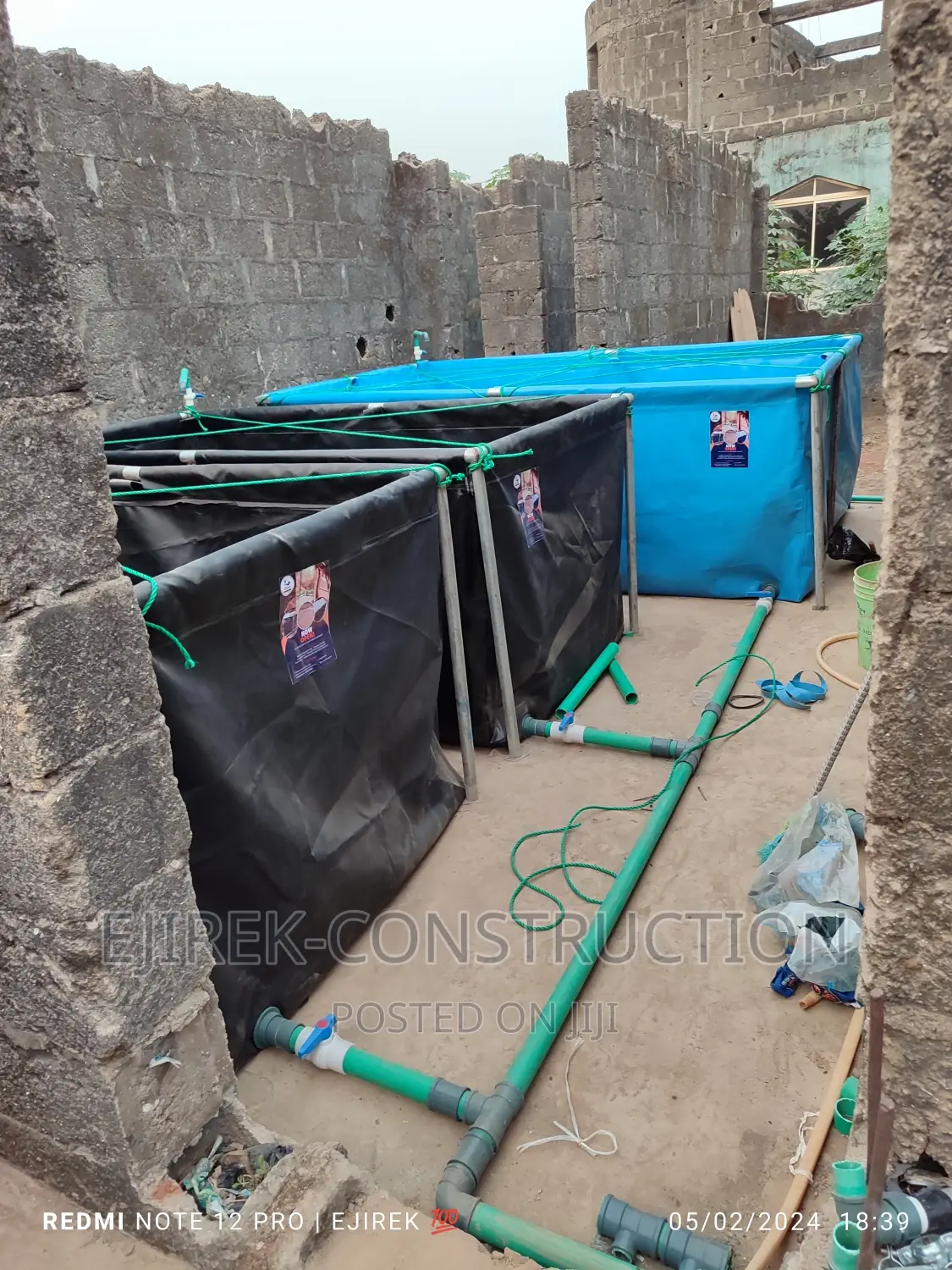 Collapsible Fish Pond (Tarpaulin Fish Pond)