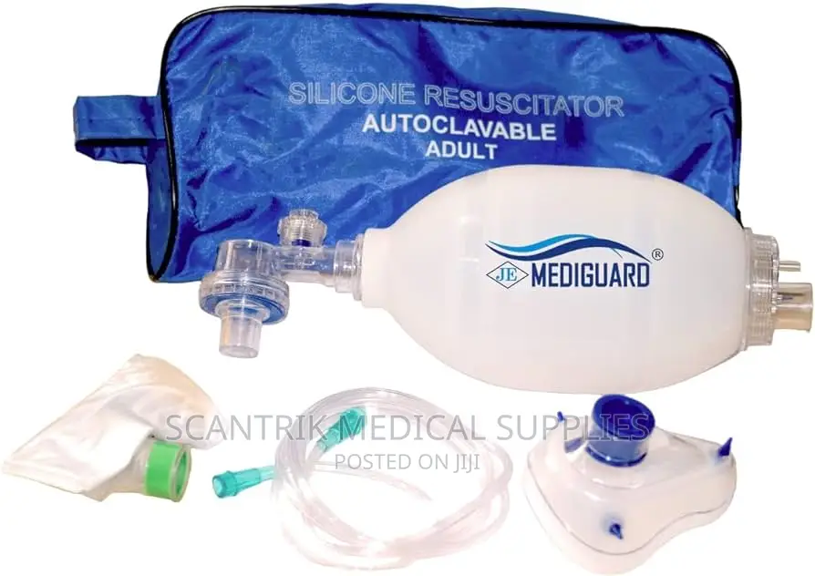 Silicone Silicon Resuscitator Adult Ambu Bag