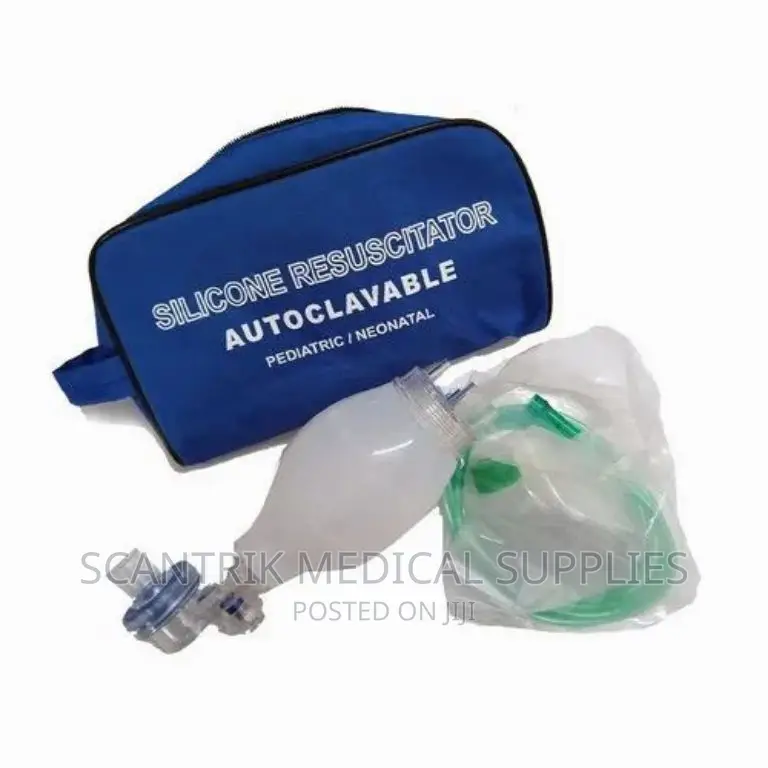 Ambu Bag Manual Resuscitator Adult First Aid Autoclavable