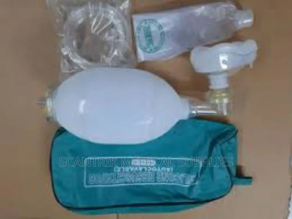 Silicon White Resuscitator Ambu Bag, for Hospital