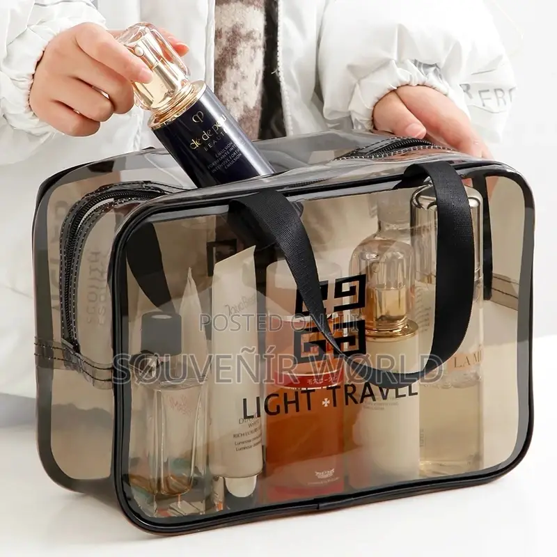 Cosmetic Bag Handheld PVC