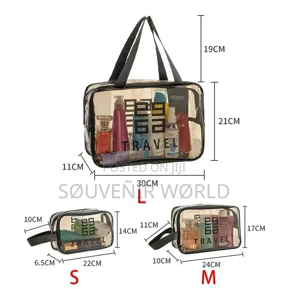 Cosmetic Bag Handheld PVC