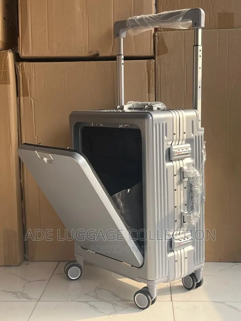 Aluminum Light Metal Luggage With Laptop Compartment