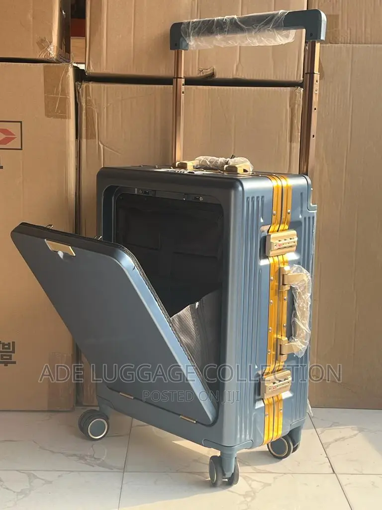 Aluminum Light Metal Luggage With Laptop Compartment