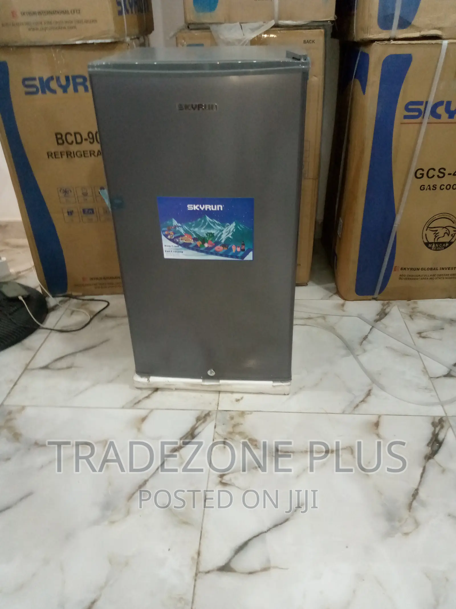 Skyrun Fast Cooling Fridge BCD-90J |Single Door 80L