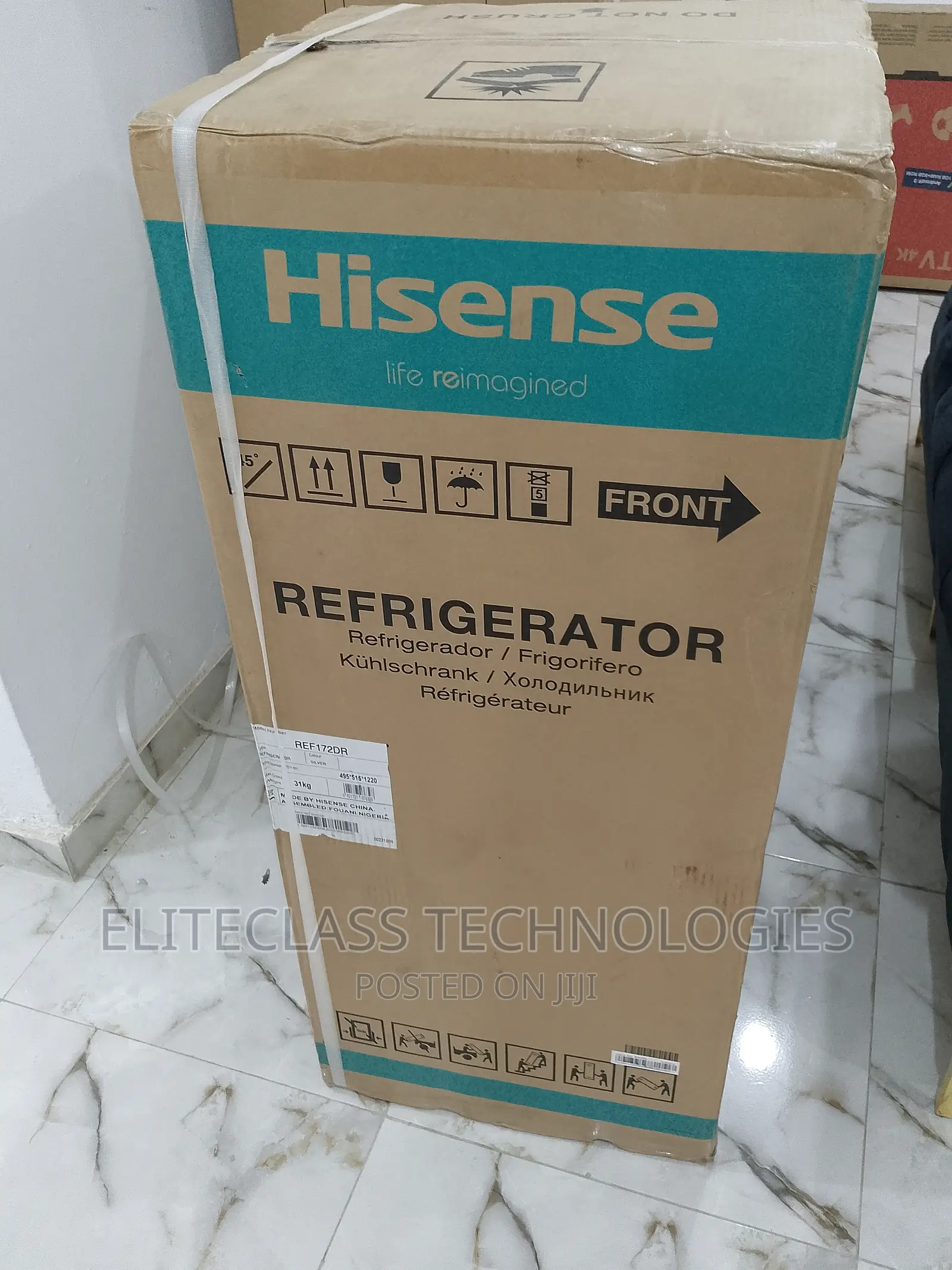 New Hisense REF172-DR 124 Litres Frost Free Refrigerator