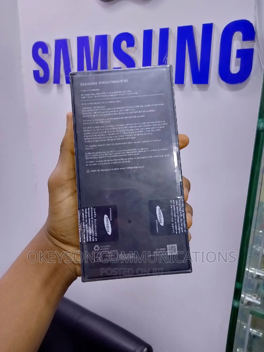 New Samsung Galaxy Note 20 5G 256 GB Gold
