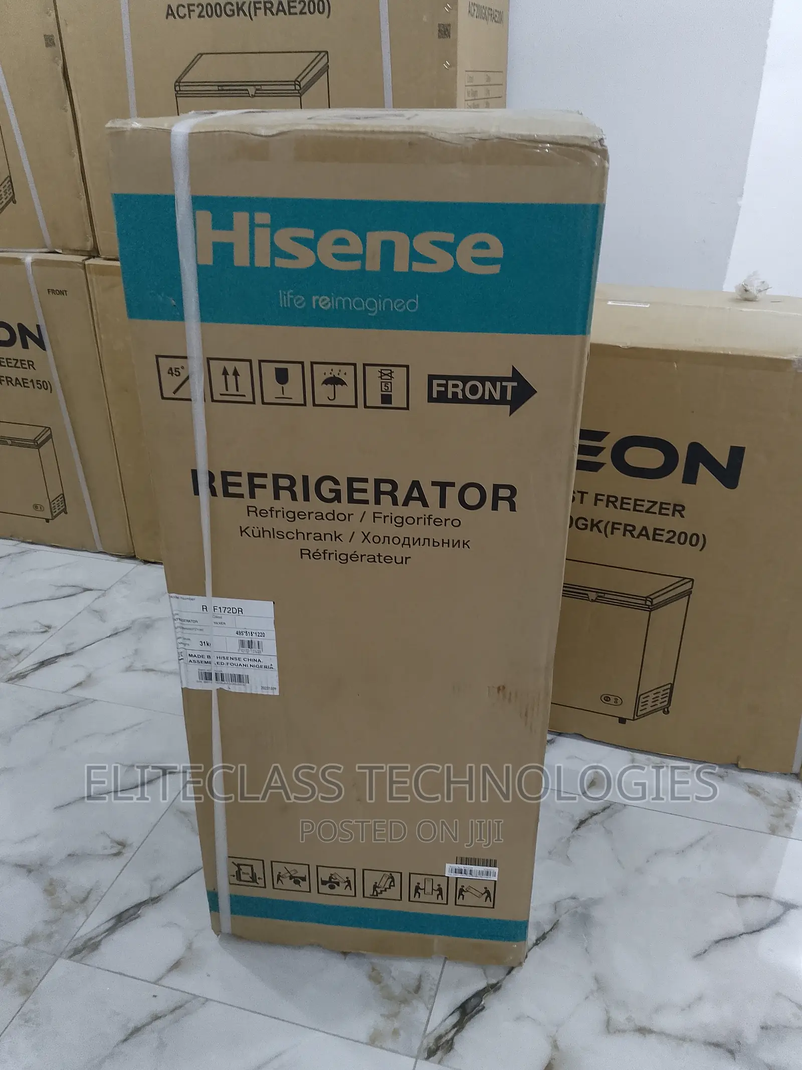 Hisense (REF-172-DR) 124 Litres Top Freezer Refrigerator
