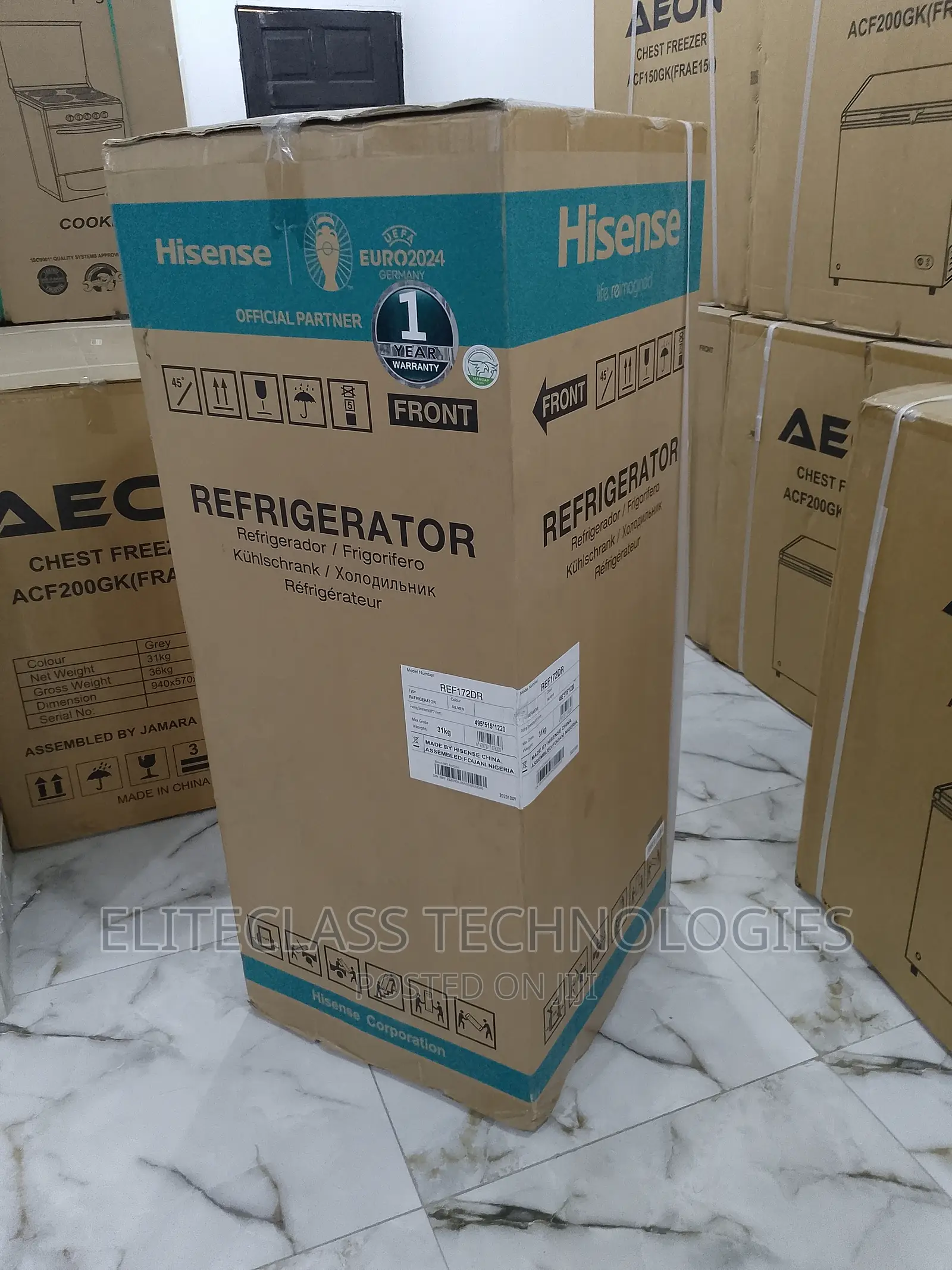 Hisense REF-172-DR 124 Litres Stylish Design Refrigerator