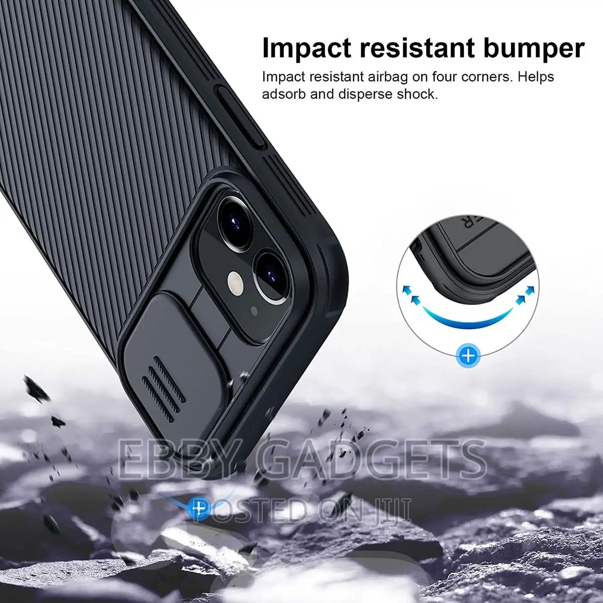 Nillkin Slide Camera Protection Case for iPhone 15 Series