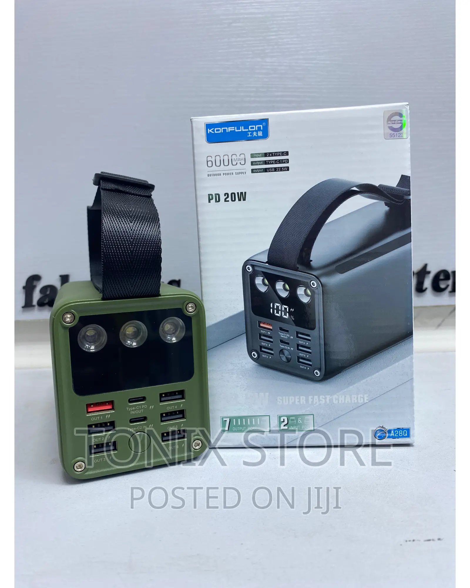Super Fast 60,000mah Konfulon Powerbank