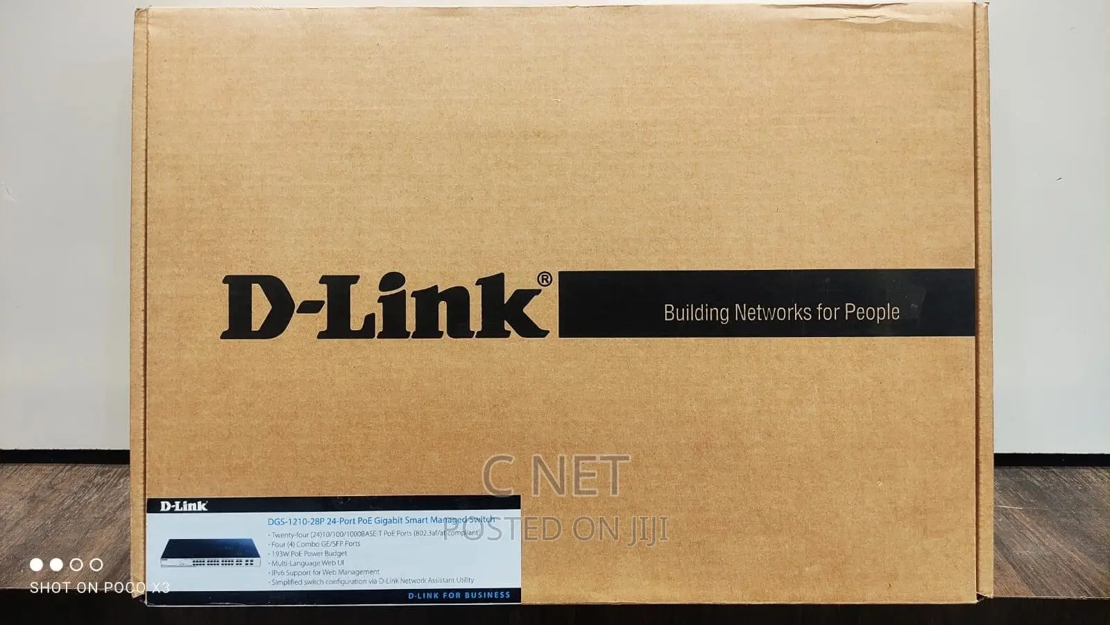 Dlink DGS-1210-28P 24-Port Poe Gigabit Smart Managed Switch
