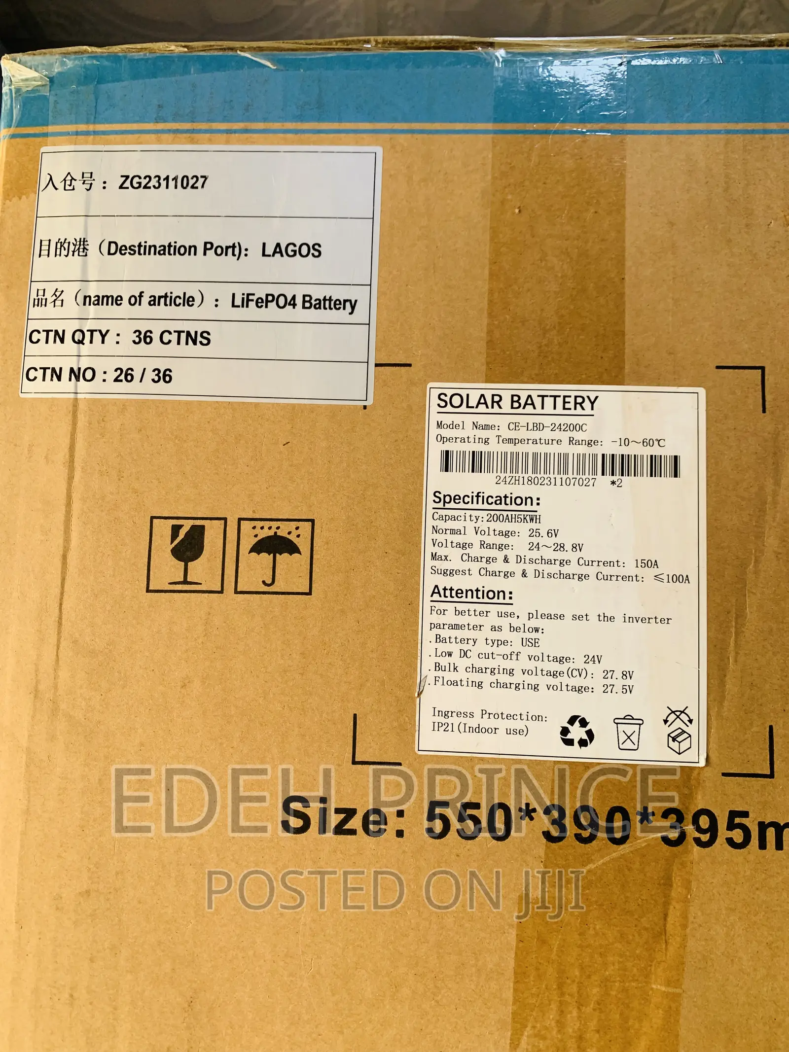 5kwh C Worth Lithium Battery