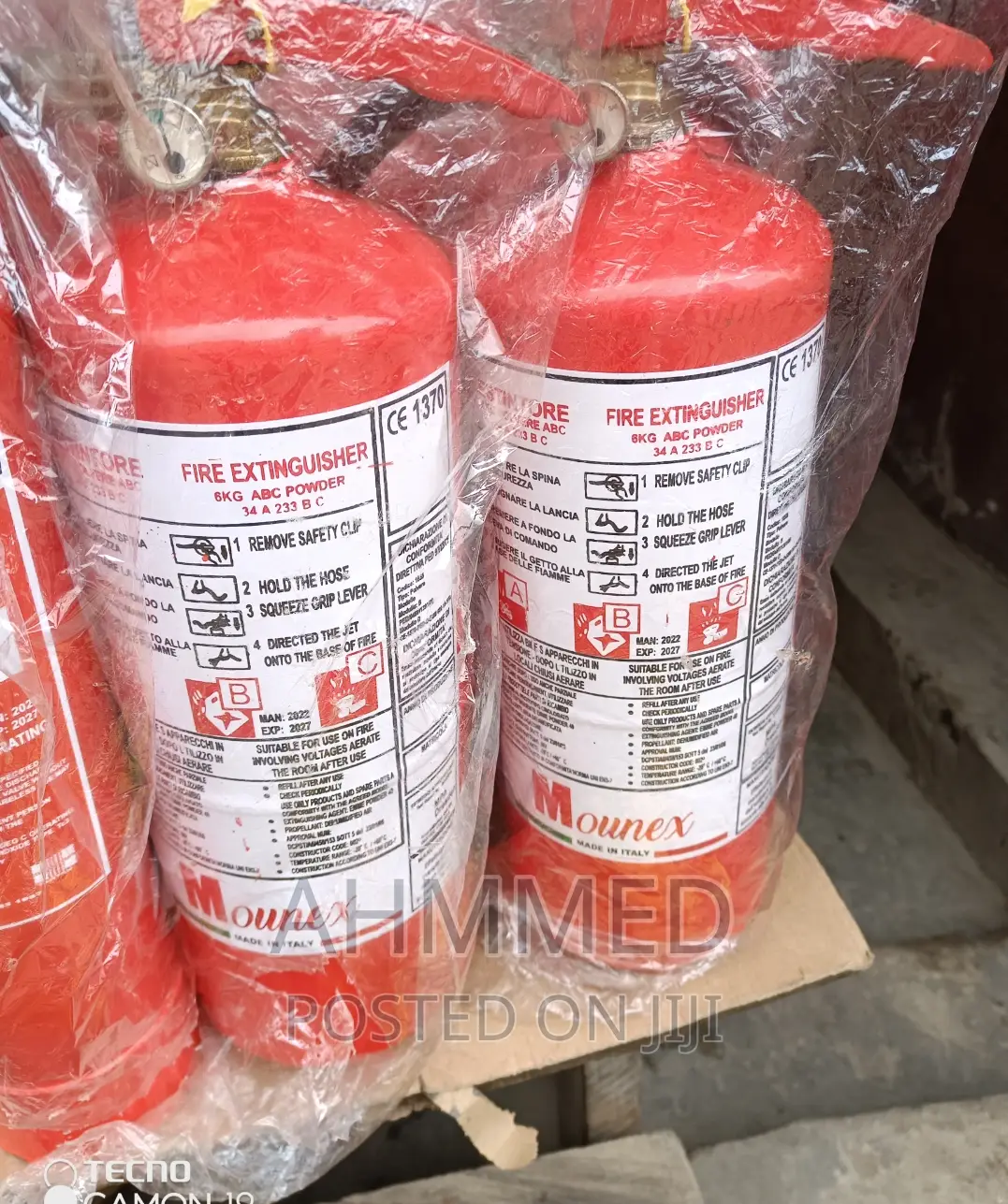 6kg Dcp Fire Extinguisher
