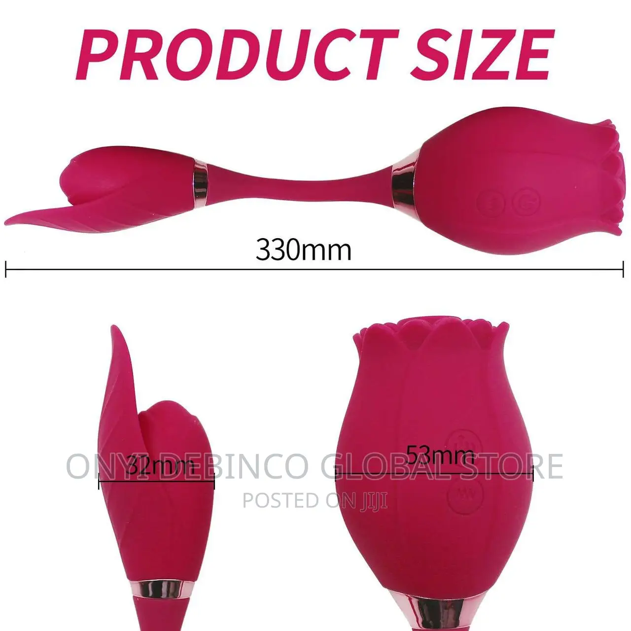 Flower Sucker Tongue Licking Vibrator Clitoris Massage