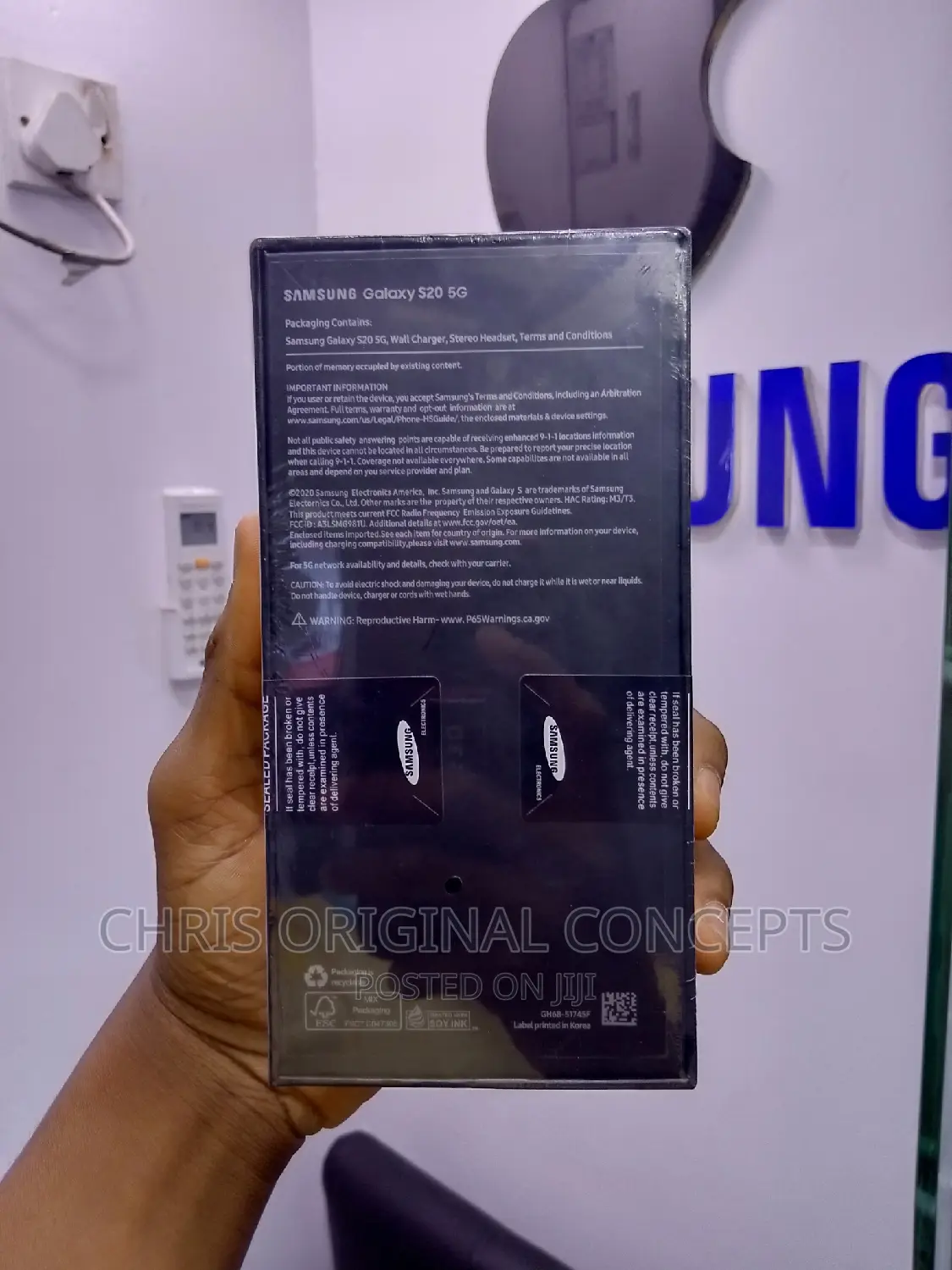 New Samsung Galaxy S20 128 GB White