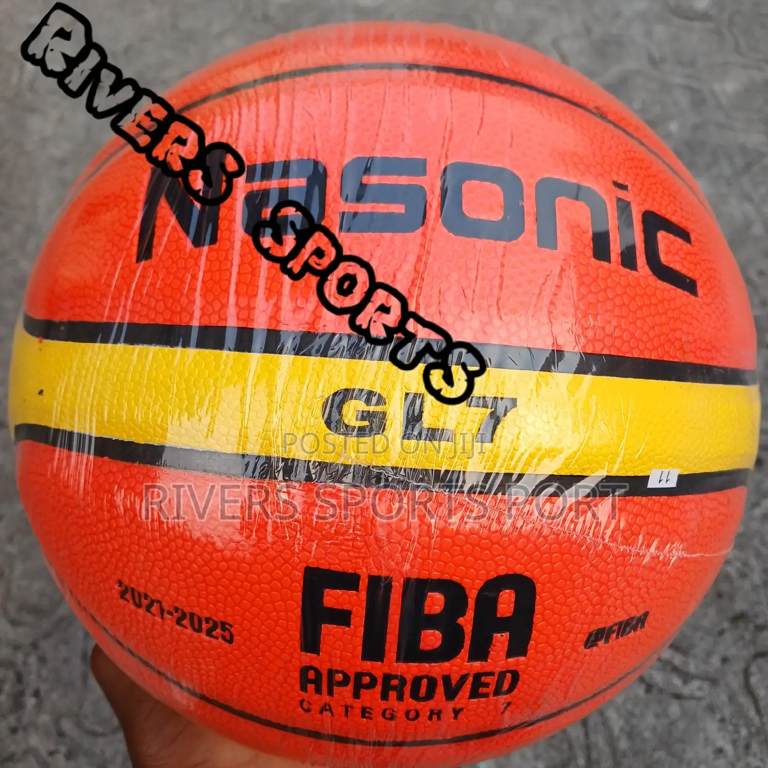 Deluxe Nasonic Gl7 Basketball Fiba Approved With Active Grip