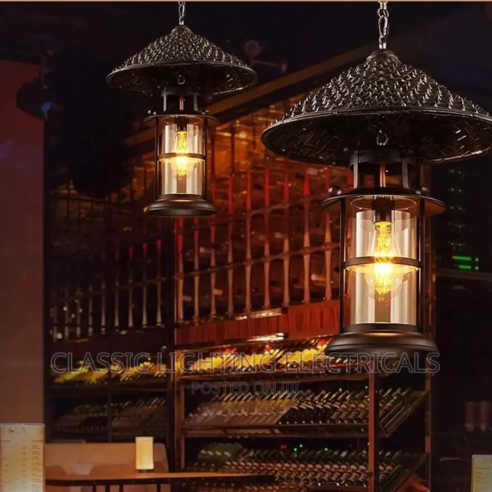 Lamp Retro Pendant Lighting Kerosene Chandelier Home Light