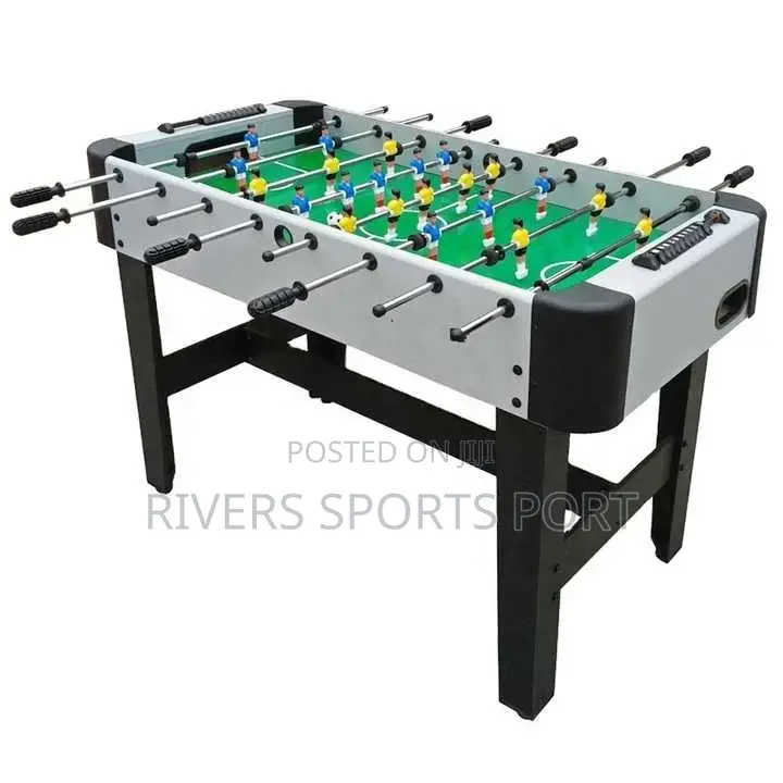 Deluxe 4ft Table Soccer With Accessories Foosball Bar