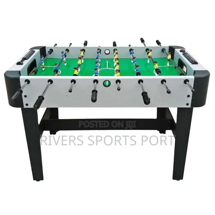 Deluxe 4ft Table Soccer With Accessories Foosball Bar