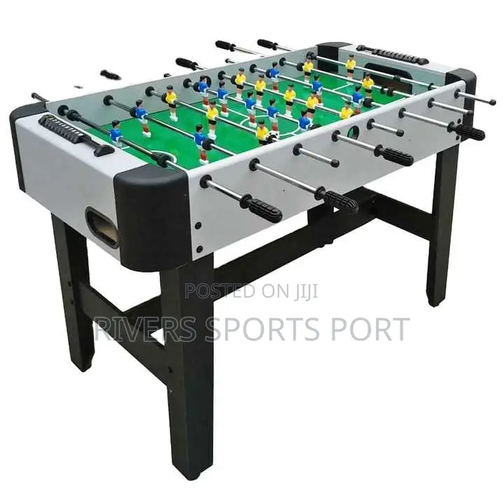 Deluxe 4ft Table Soccer With Accessories Foosball Bar