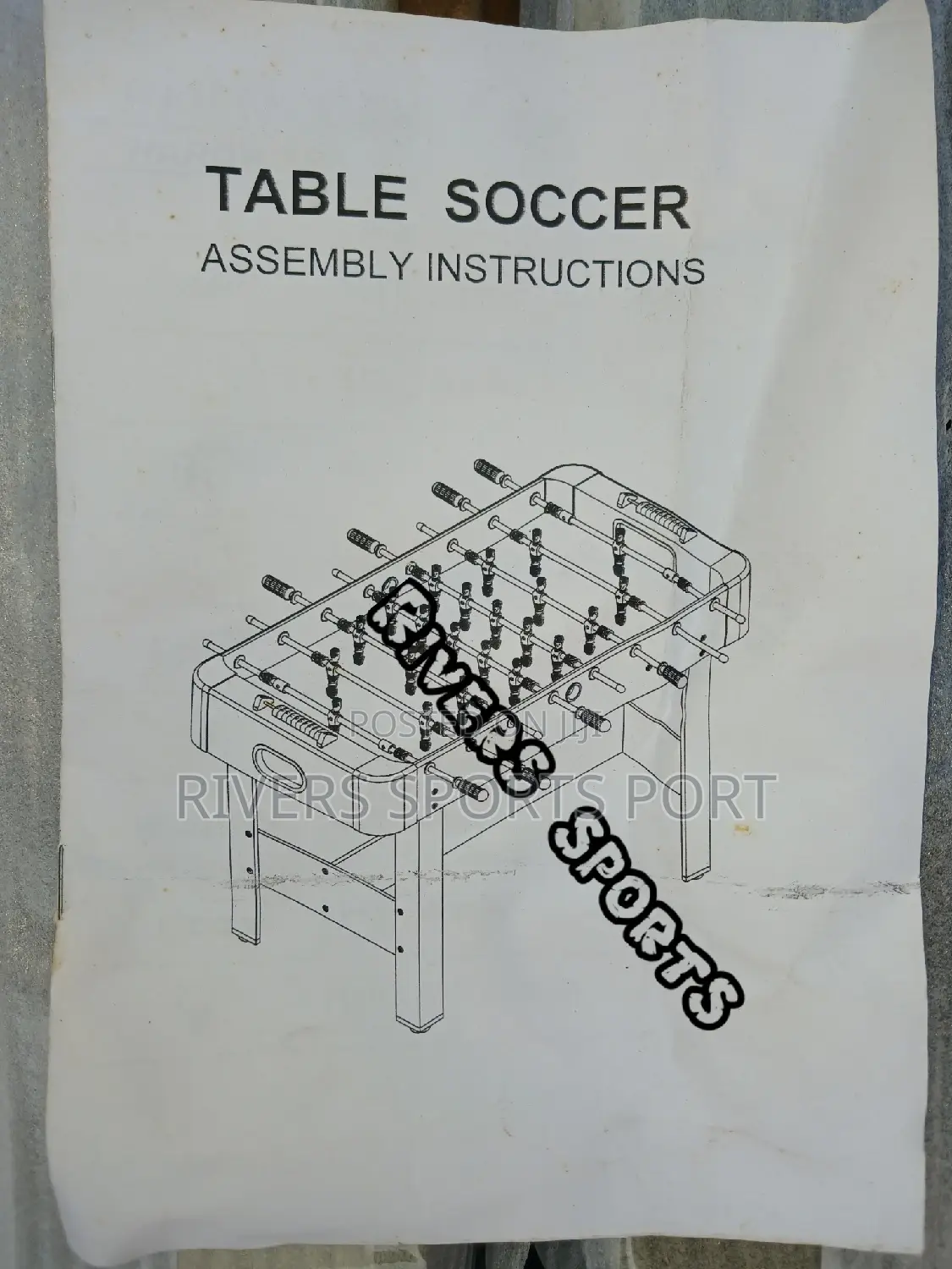 Deluxe 4ft Table Soccer With Accessories Foosball Bar